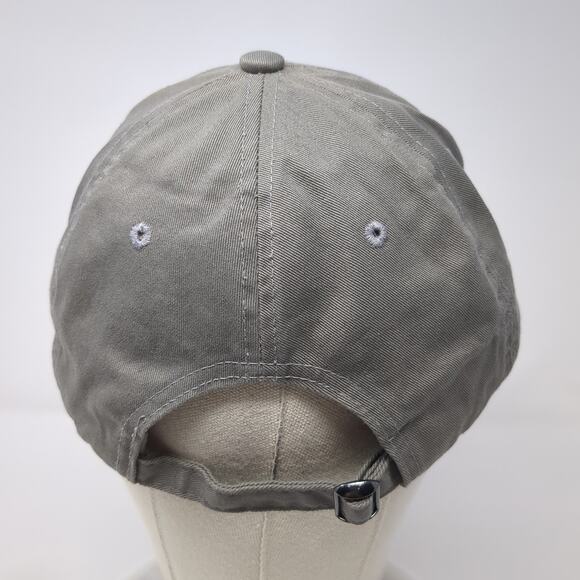 Captionique Slideback Baseball Cap Gray One Size Adjustable 6 Panel Top Level - Picture 6 of 9